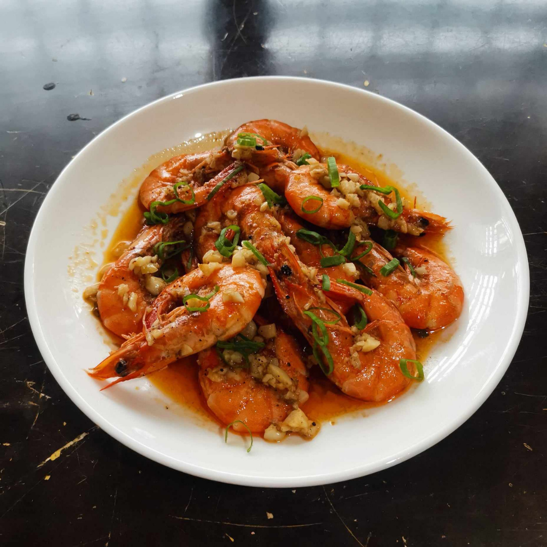 Fresh seafood at Alfredo Seafood House