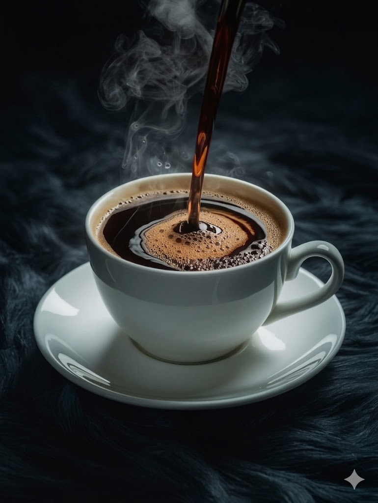 Coffee brew at Brush and Brew Caffè