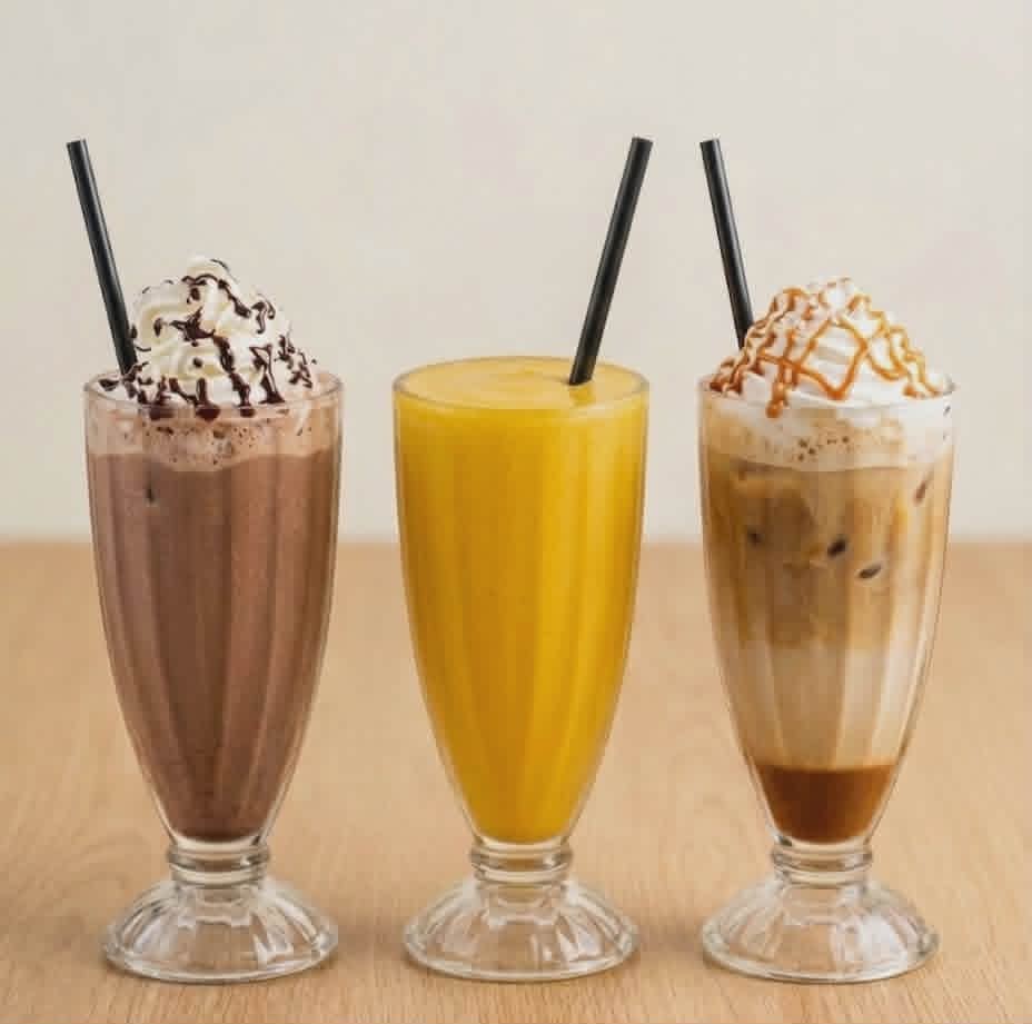 Signature drinks at Brush and Brew Caffè
