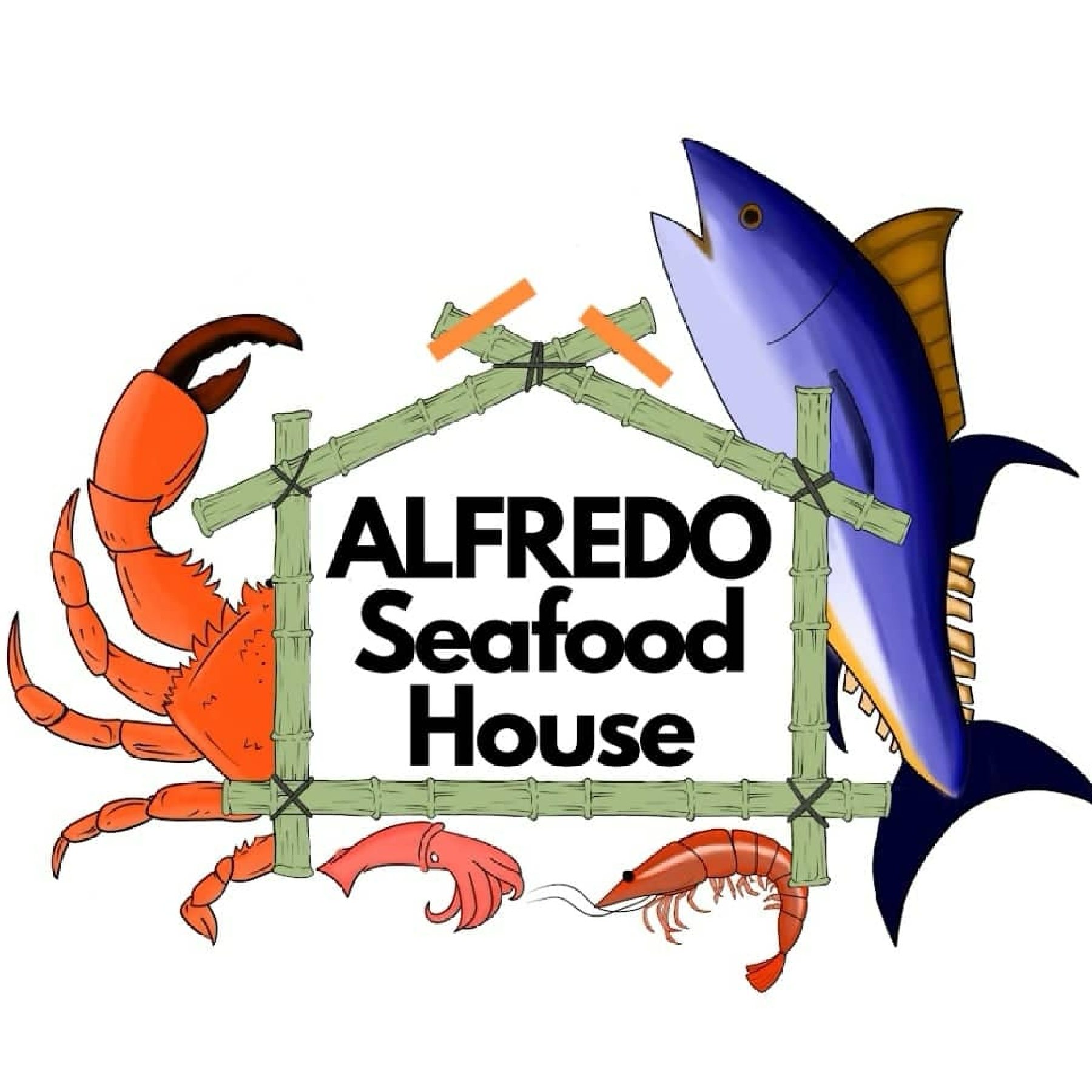 Alfredo Seafood House Logo